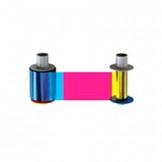 Fargo 84051 HDP 5000 YMCK: Full-color ribbon with resin black panel – 500 images 